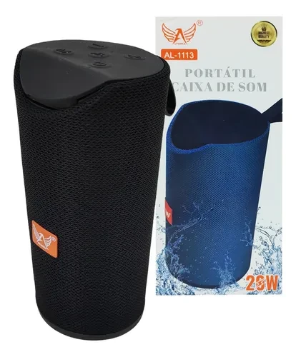 Caixa De Som Portátil Bluetooth Altomex Al 1113 Cor Preto