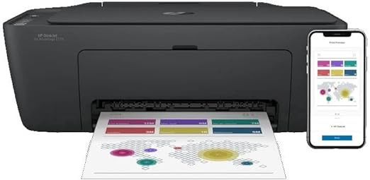 Impressora Multifuncional HP DeskJet Ink Advantage 2774 Wi-Fi Scanner. Tecnologia de Impressão HP Thermal Inkjet. Funções: Impressão, Cópia, Digitalização (7FR22A)
