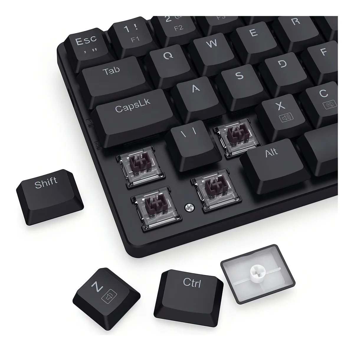 Kit Teclado E Mouse Sem Fio Redragon Bs-8772 Bk Preto Preto Preto