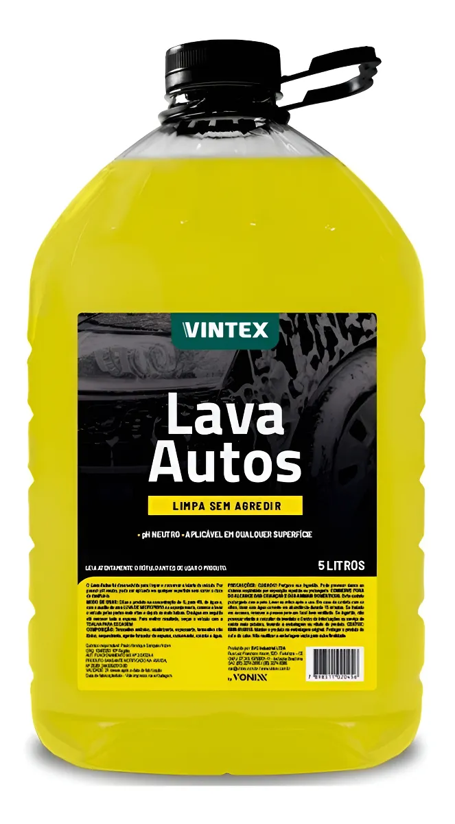 Shampoo Automotivo Brilho Protege Lava Autos 5l Vonixx