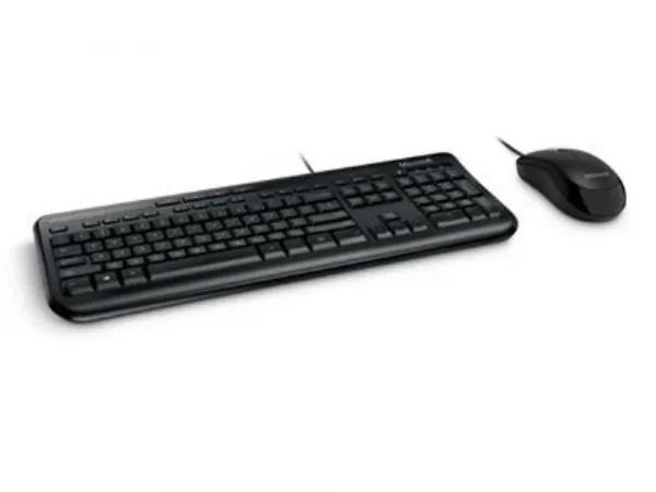 Teclado e Mouse KIT Com Fio Microsoft 600 APB-00005 / 3J200006 Preto