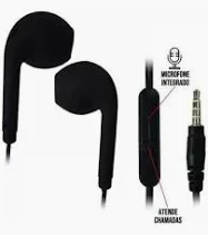 Fone Macaron Kapbom Ka-736 Preto