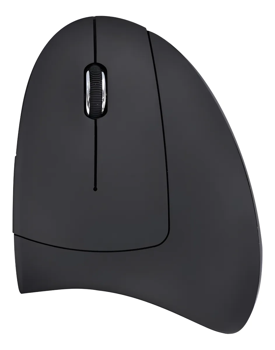 Mouse vertical sem fio recarregável Vinik PM300 preto