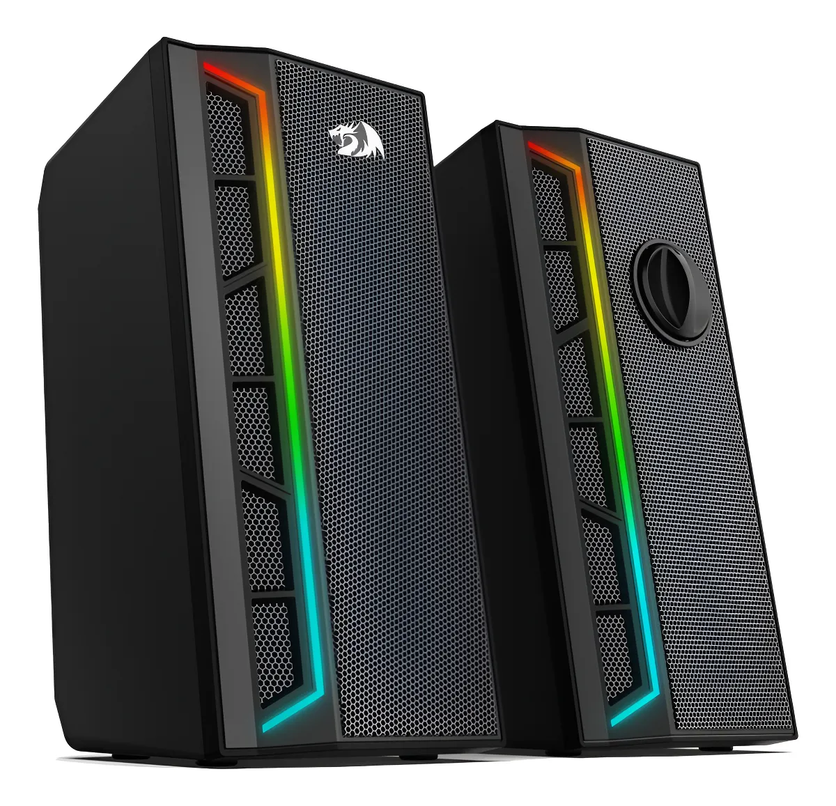 Caixa De Som Gamer Redragon Calliope Rgb Preto Preto
