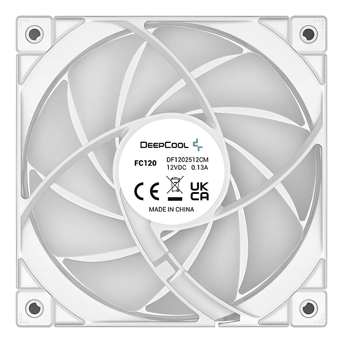 Kit Com 3 Fans Deepcool Fc120 Rgb Branco