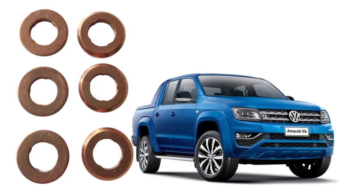 Aneis Vedação Bicos Injetores Amarok Q7 3.0 V6 Após 2018