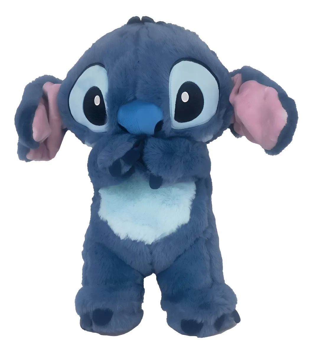 Pelúcia Stitch Peek A Boo 30cm Com Mecanismo Multikids Cor Azul